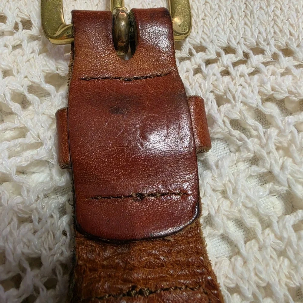 Leather Man LTD Canvas Leather Fish Belt Little Boys Size 20 Fishing Buddy
